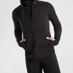 Athleta Triumph Hoodie Leopard, small